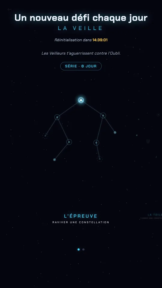 La Veille — le défi quotidien de Lumira et ses deux voies