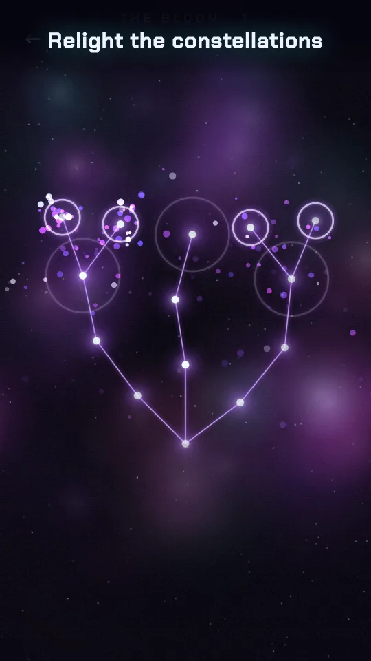 Lumira — a pulse cascading through a neon constellation