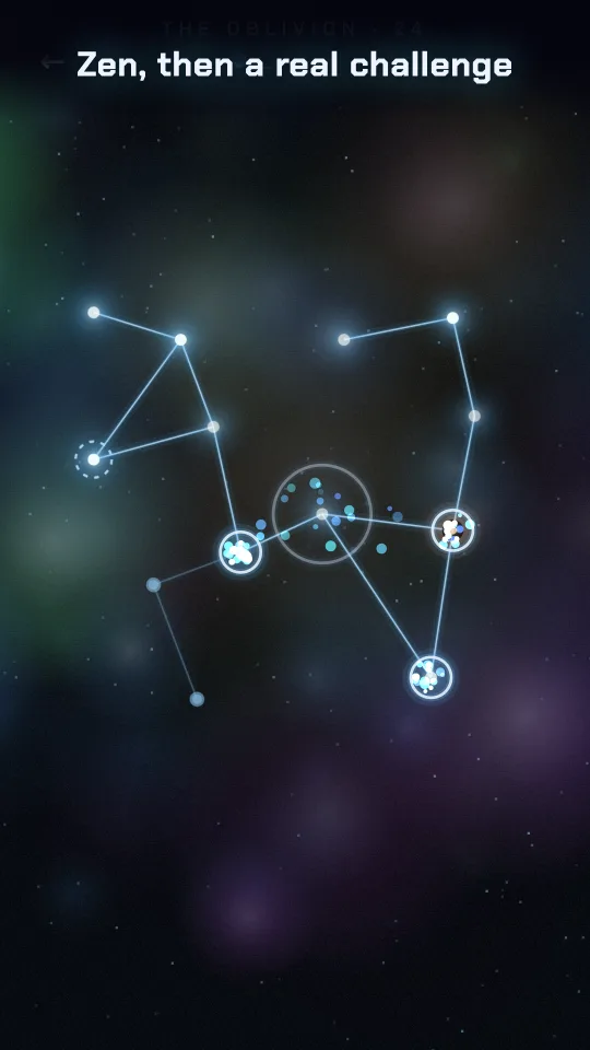 A large constellation fully relit