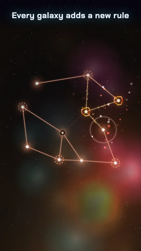 Ember links burning after carrying the light