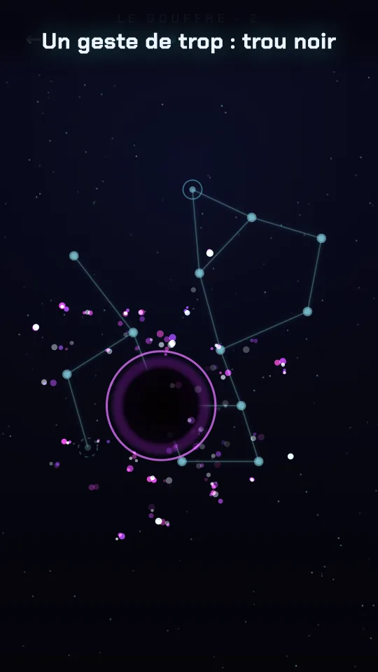 Une étoile instable qui s’effondre en trou noir